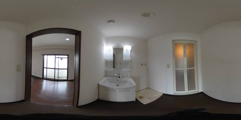 パノラマ画像洗面所