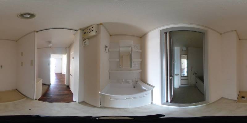 パノラマ画像洗面所