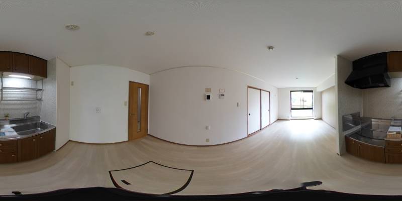 パノラマ画像キッチン