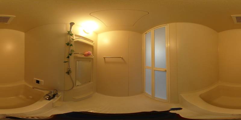 パノラマ画像バスルーム