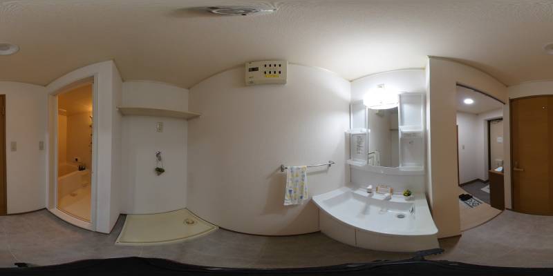パノラマ画像洗面所