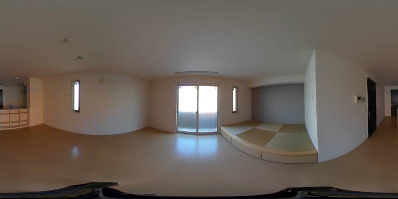 パノラマ画像リビング