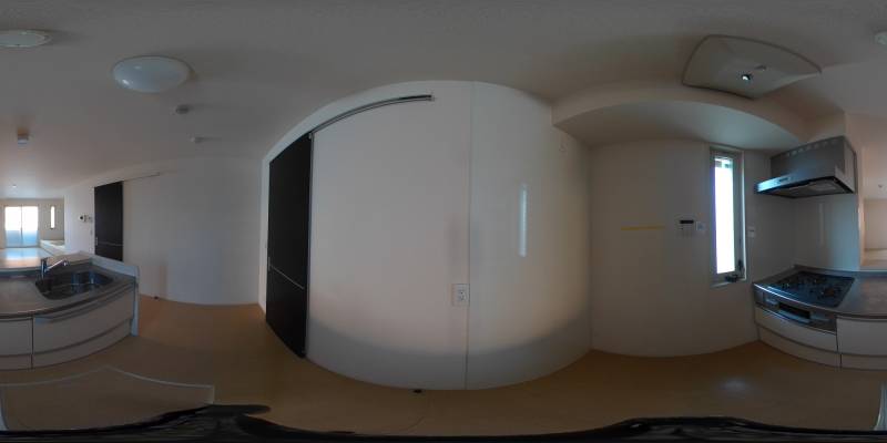 パノラマ画像キッチン