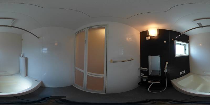 パノラマ画像バスルーム