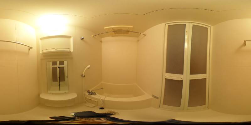 パノラマ画像バスルーム