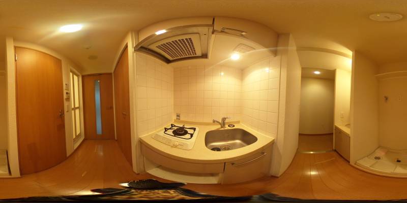 パノラマ画像キッチン