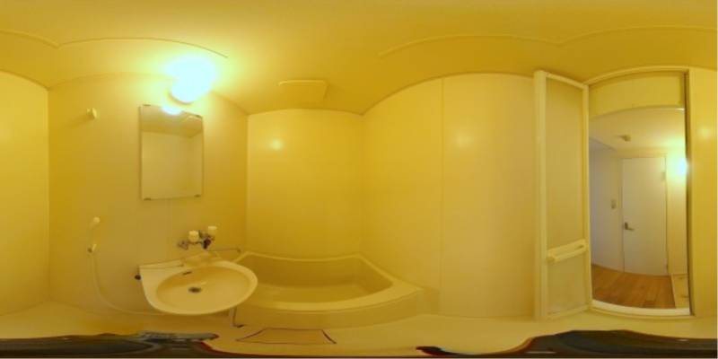 パノラマ画像バスルーム