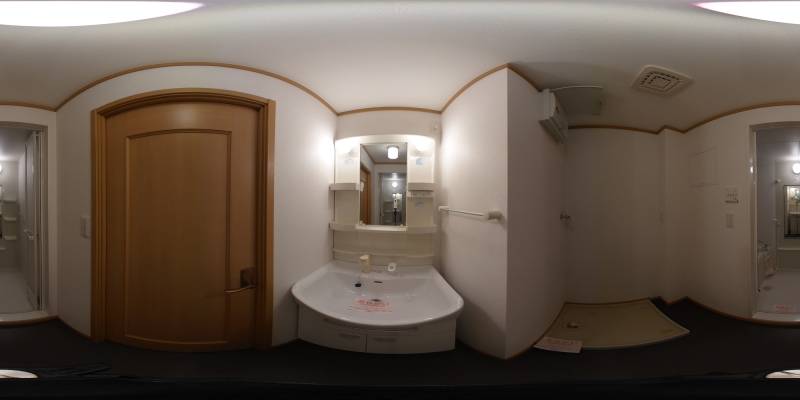 パノラマ画像洗面所