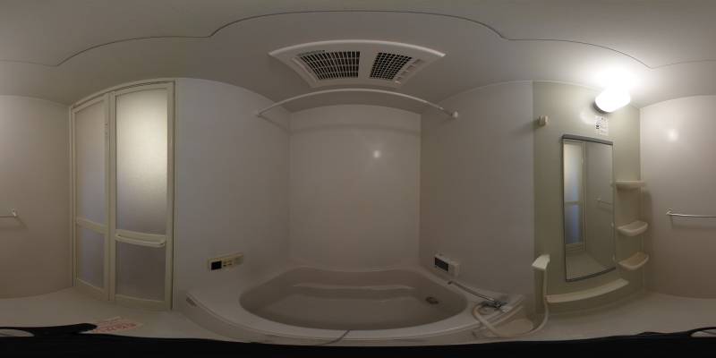 パノラマ画像バスルーム