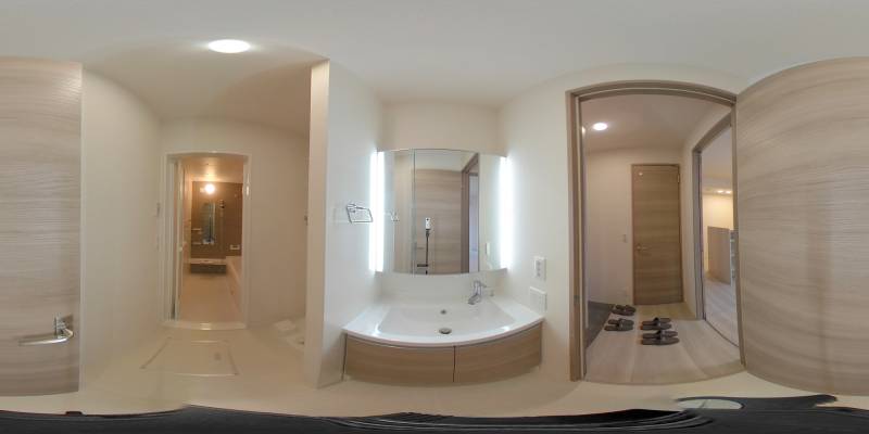 パノラマ画像洗面所