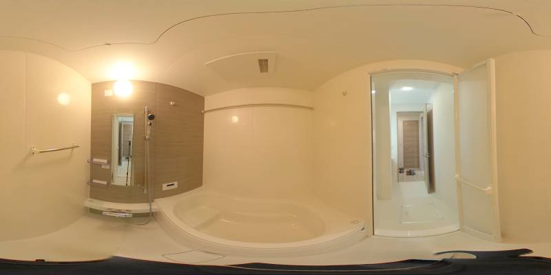 パノラマ画像バスルーム