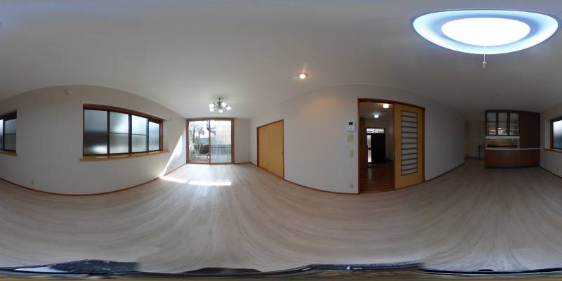 パノラマ画像リビング