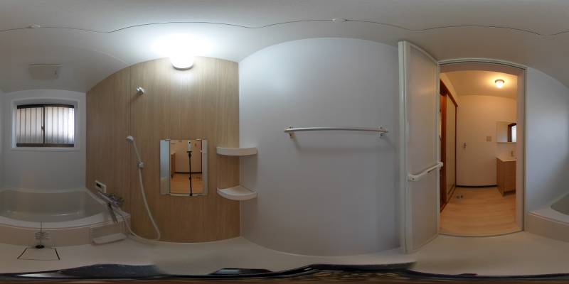 パノラマ画像バスルーム