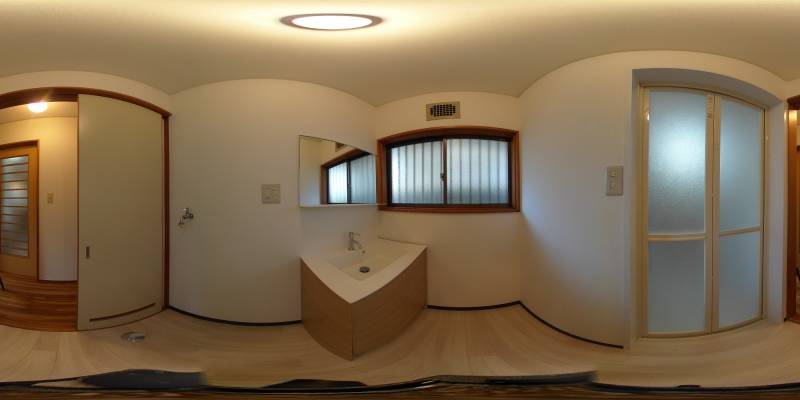 パノラマ画像洗面所