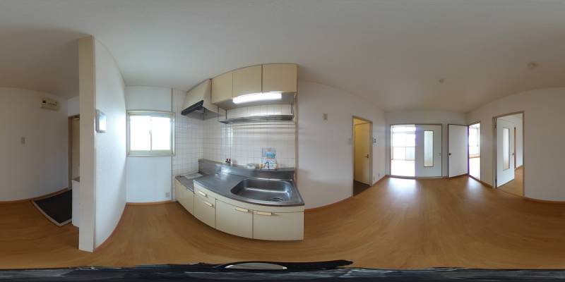 パノラマ画像キッチン