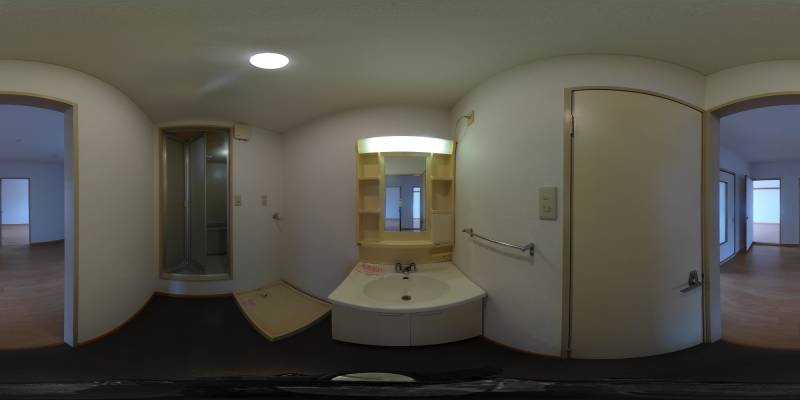 パノラマ画像洗面所
