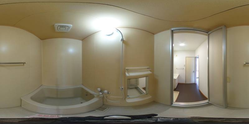 パノラマ画像バスルーム