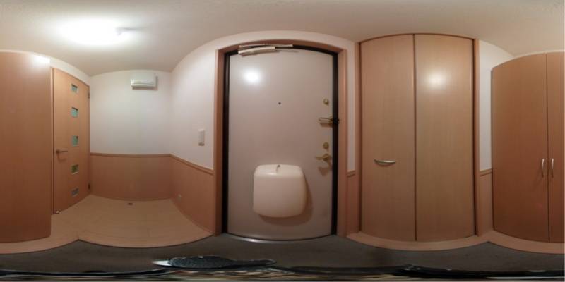 パノラマ画像玄関