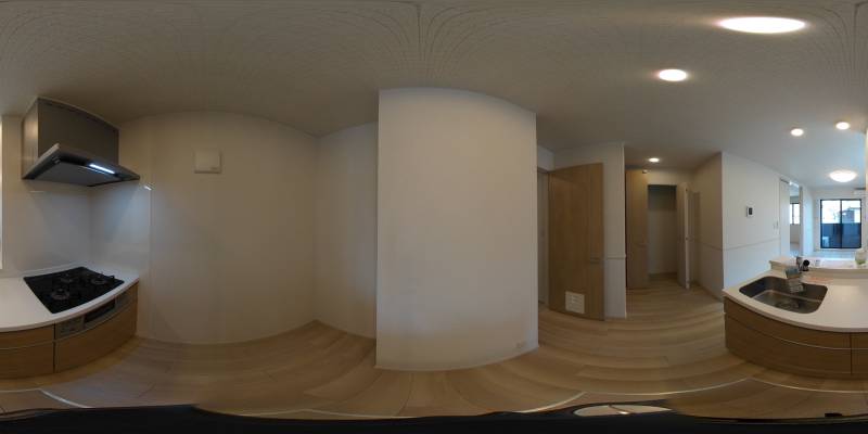 パノラマ画像キッチン