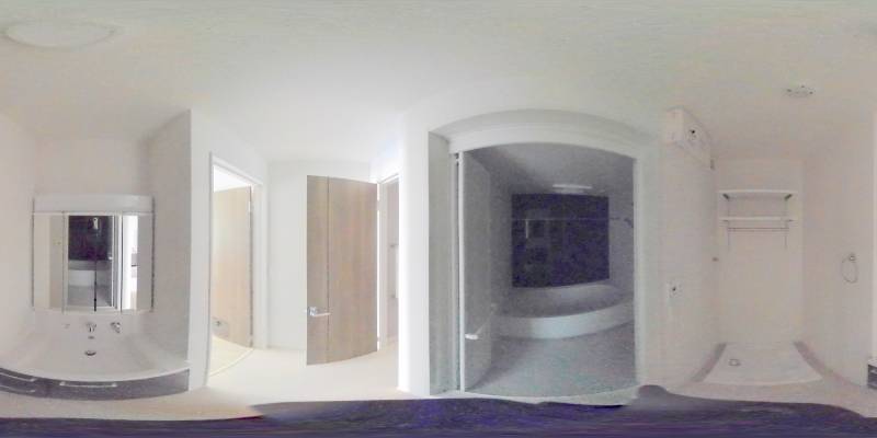 パノラマ画像洗面所