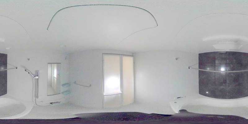 パノラマ画像バスルーム