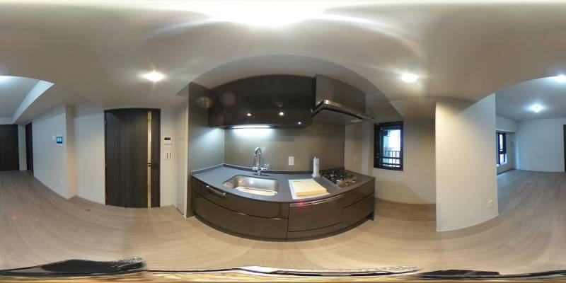 パノラマ画像キッチン