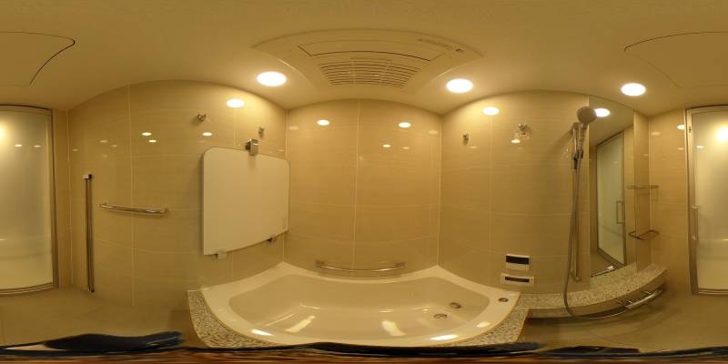 パノラマ画像バスルーム