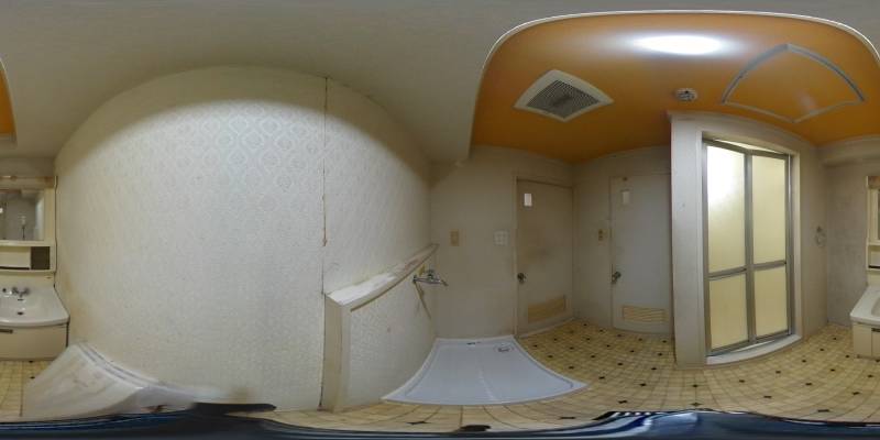パノラマ画像洗面所