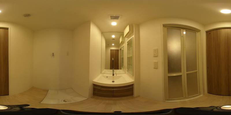 パノラマ画像洗面所