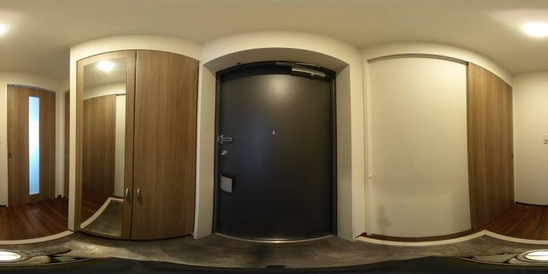 パノラマ画像玄関