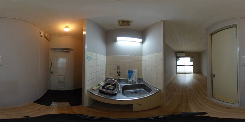 パノラマ画像キッチン