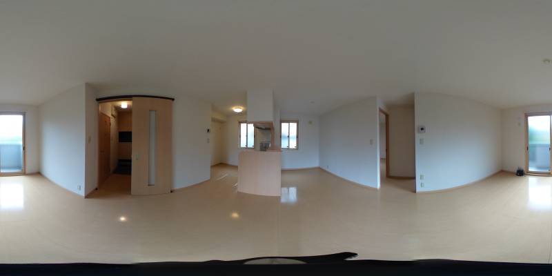 パノラマ画像リビング