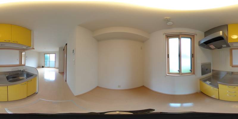 パノラマ画像キッチン