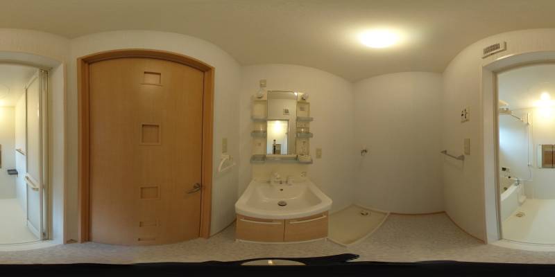 パノラマ画像洗面所