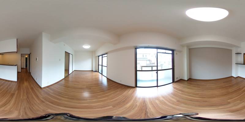 パノラマ画像リビング