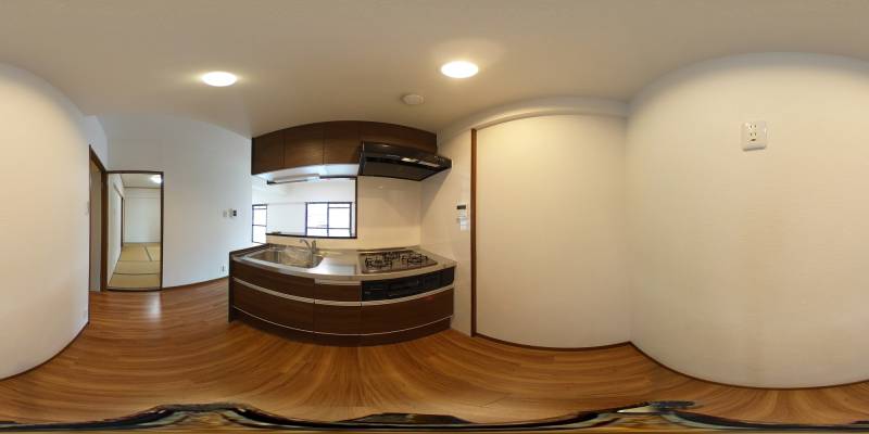 パノラマ画像キッチン