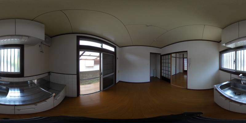 パノラマ画像キッチン