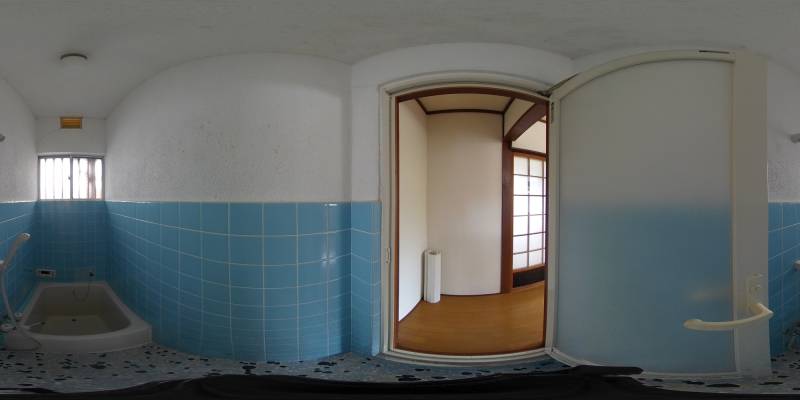 パノラマ画像バスルーム