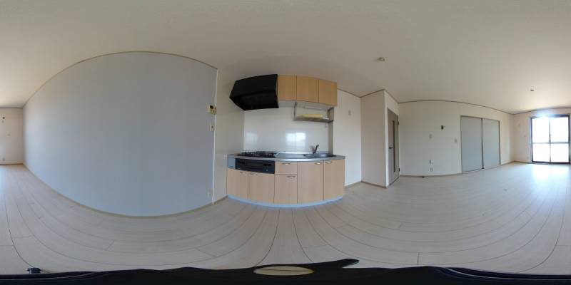 パノラマ画像キッチン