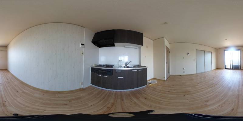 パノラマ画像キッチン