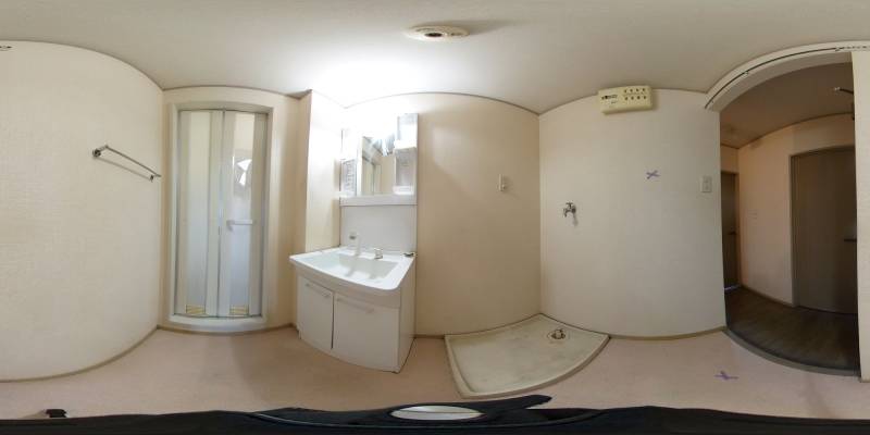 パノラマ画像洗面所