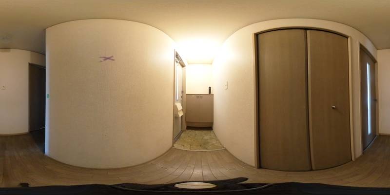 パノラマ画像玄関