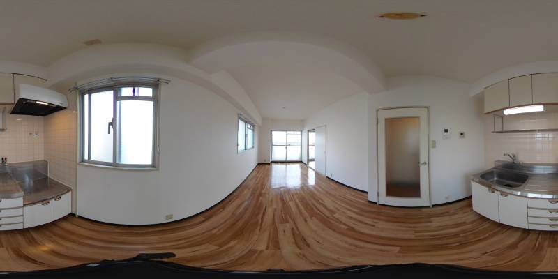 パノラマ画像キッチン