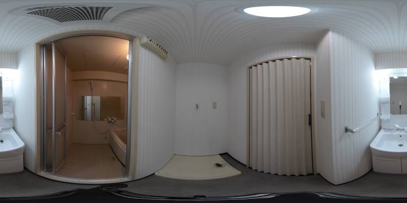 パノラマ画像洗面所