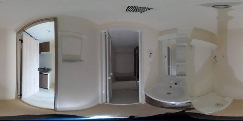 パノラマ画像洗面所