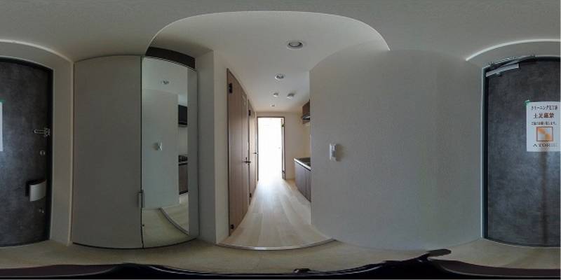 パノラマ画像玄関