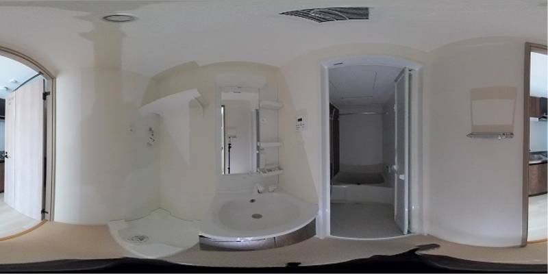 パノラマ画像洗面所