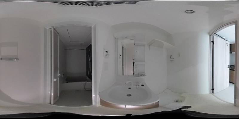 パノラマ画像洗面所