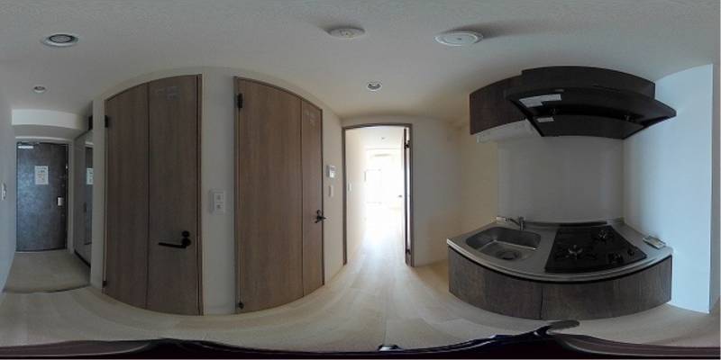 パノラマ画像キッチン