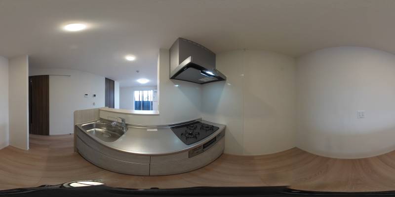 パノラマ画像キッチン